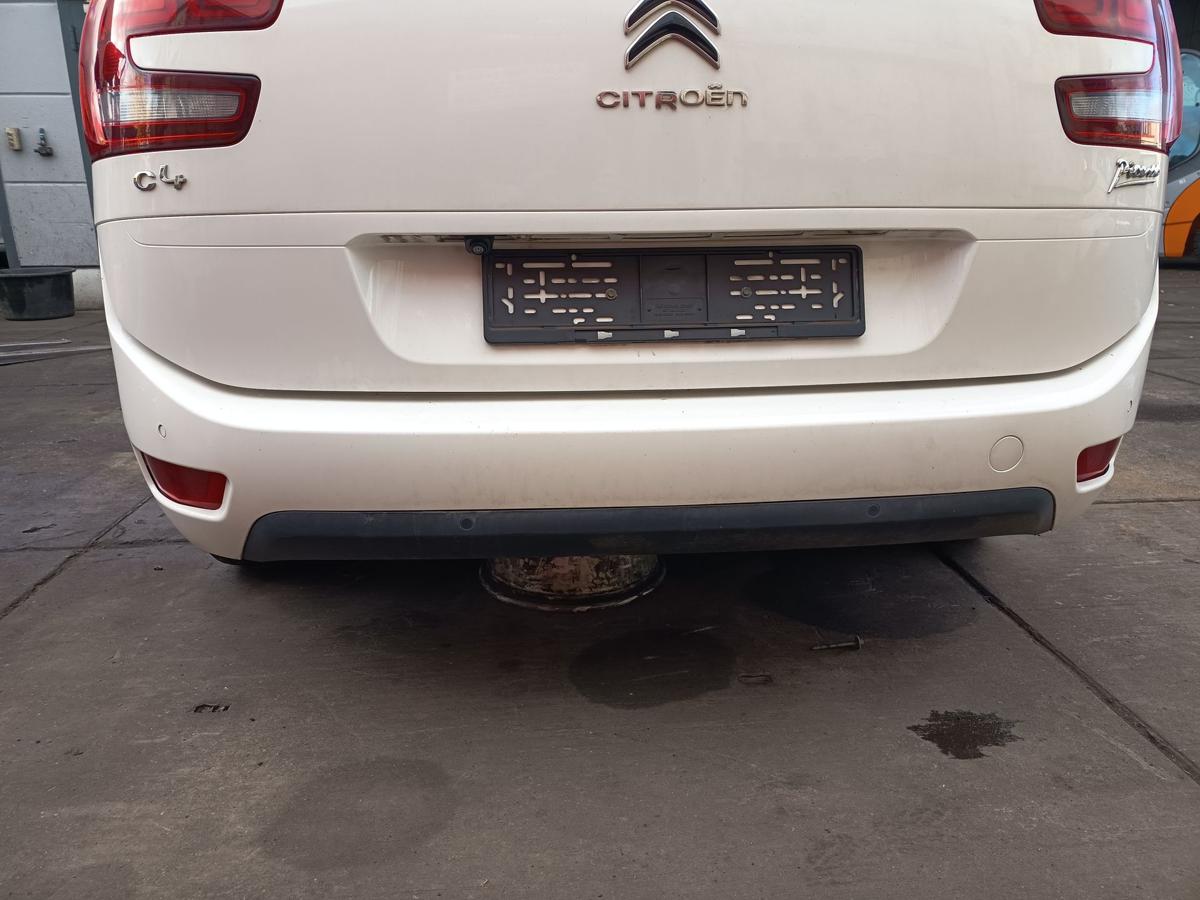 Citroen C4 II 2 Picasso SpaceTourer orig Stoßstange hinten EWP weiß Bj 2018